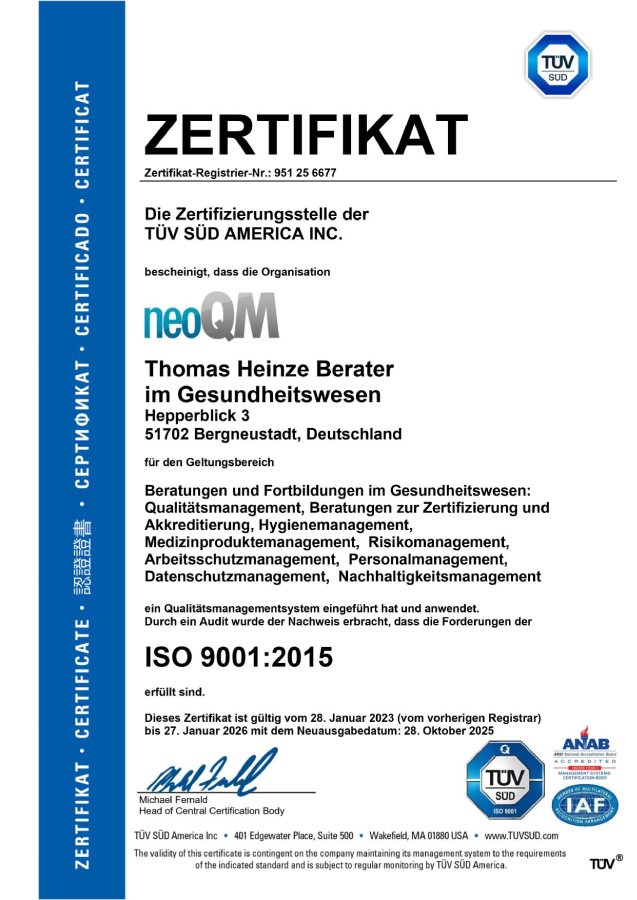 2025 Zertifikat